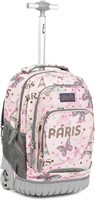 $100 Kids Rolling Backpack 18 inch Pink