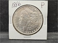 1886 Morgan SIlver Dollar Coin