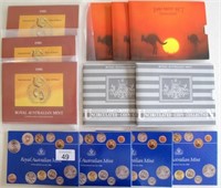 Royal Australian Mint uncirculated coin sets