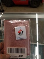 Pink passport case