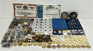 LOT OF COINS & CURRENCY