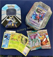 POKEMON CARDS WITH TIN