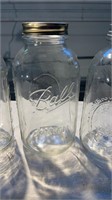 3 Ball mason jars 64oz