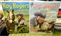 (2) 1950's Dell Roy Rogers Comics Comicbooks