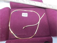 18K necklace, 5.16 grams