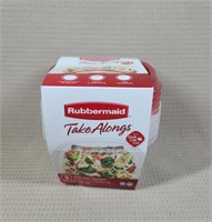New! Rubbermaid Take Along Containers
