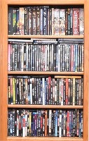 Large Lot DVD's, VHS - Shelving Not Included