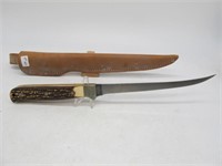 UNCLE HENRY LARGE FILLET KNIFE W/ SHEATH