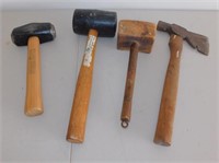 3 Mallets & a Hatchet