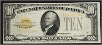 1928 10 $ GOLD CERTIFICATE VF