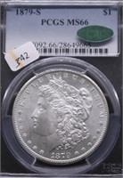 1879 S PCGS MS66 CAC MORGAN DOLLAR