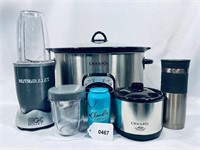 Stainless Kitchen - Nutri Bullet, Crockpots & Cup