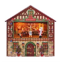 16" Santa's Workshop Advent Calendar $106