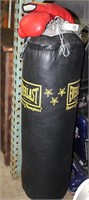 Everlast Boxing Bag and Gloves