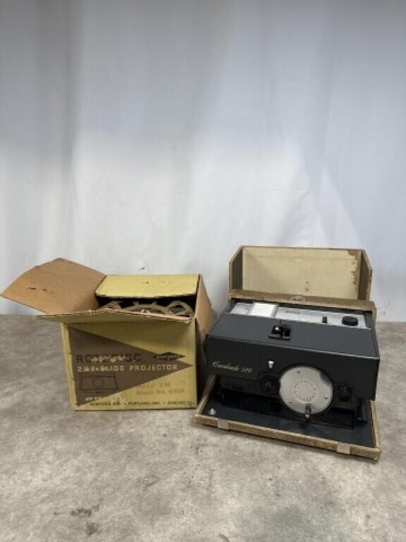 Sawyers Slide Projector and Kodak Cavalcade 520