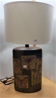 NEW Lamp 28" High - Shade Has Dent