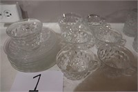 7 Fostoria American cups & 8 Saucers