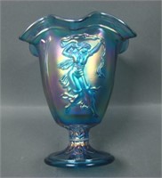 Fenton Favrene Dancing Ladies Ruffled Vase