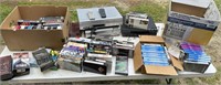 3 VHS Players & Tapes
