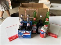 LOT MISC SODA ITEMS, INCLUDING JEFF GORDON PEPSI