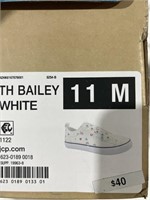 $40.00 TH Bailey White 11M