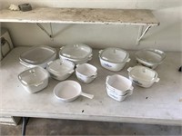 Large grouping of Corning Ware