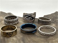 6 Men’s Sterling Bands