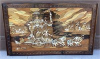 Heavy & Large Wood Relief Picture