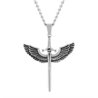 Believe by Brilliance Stainless Steel Eagle Wings