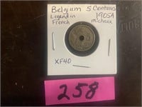 1905a Belgium 5 Centimes