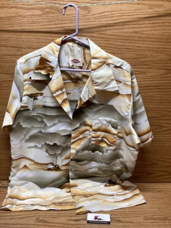 Vintage Pomare Hawaiian shirt size unknown