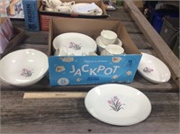 Partial Unmarked China Set