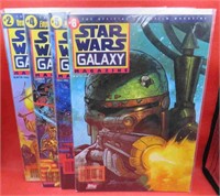 1995 Star Wars Lot 4 Galaxy Magazines 2-4-5-6