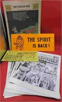 1972 Will Eisner The Spirit Retro Fan Club Pack