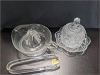 Avon Vintage Butter Dish & Juicer  (Living Room)