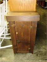 Pine Single Door Cabinet, 37" Tall