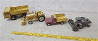 International diecast tractor and dump truck,