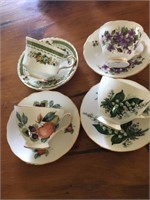 cups/saucers lot