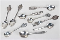 Quantity of Assorted Silver Teaspoons,