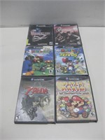 Six Nintendo Game Cube Video Games Untested