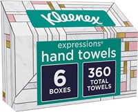 60CT Kleenex Hand Towel - Quantity 6