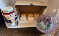 Lot Of Holiday Candles/Wax Warmer Decor