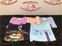 (5) Women’s XXL Short Sleeve TeeShirts NWT Lot