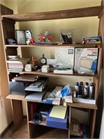 Bookshelf Full & All Office Supplies-See Pictures