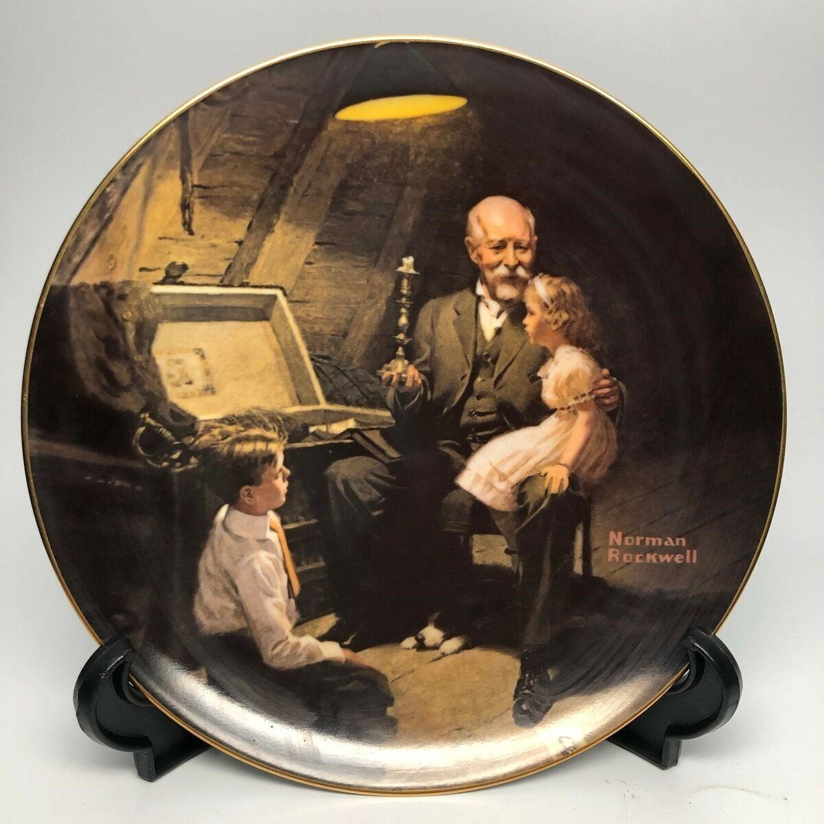 $100 Grandpa's Treasure Chest decorative plate