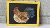 Rooster Canvas Art (Signed)