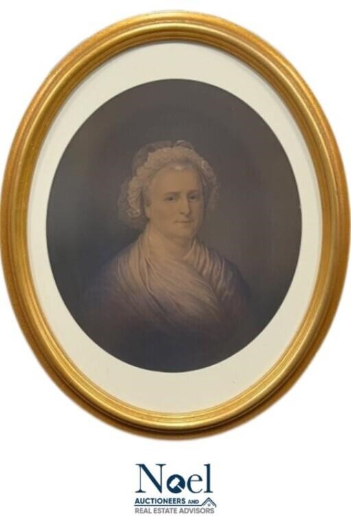 Antique Martha Washington Chromo-Lithograph