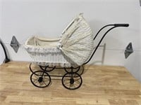 Vintage doll baby buggy