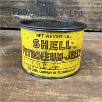 Early Shell Amber Pertoleum Jelly 1LB Tin