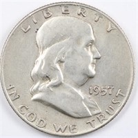 1957-D Franklin Half Dollar